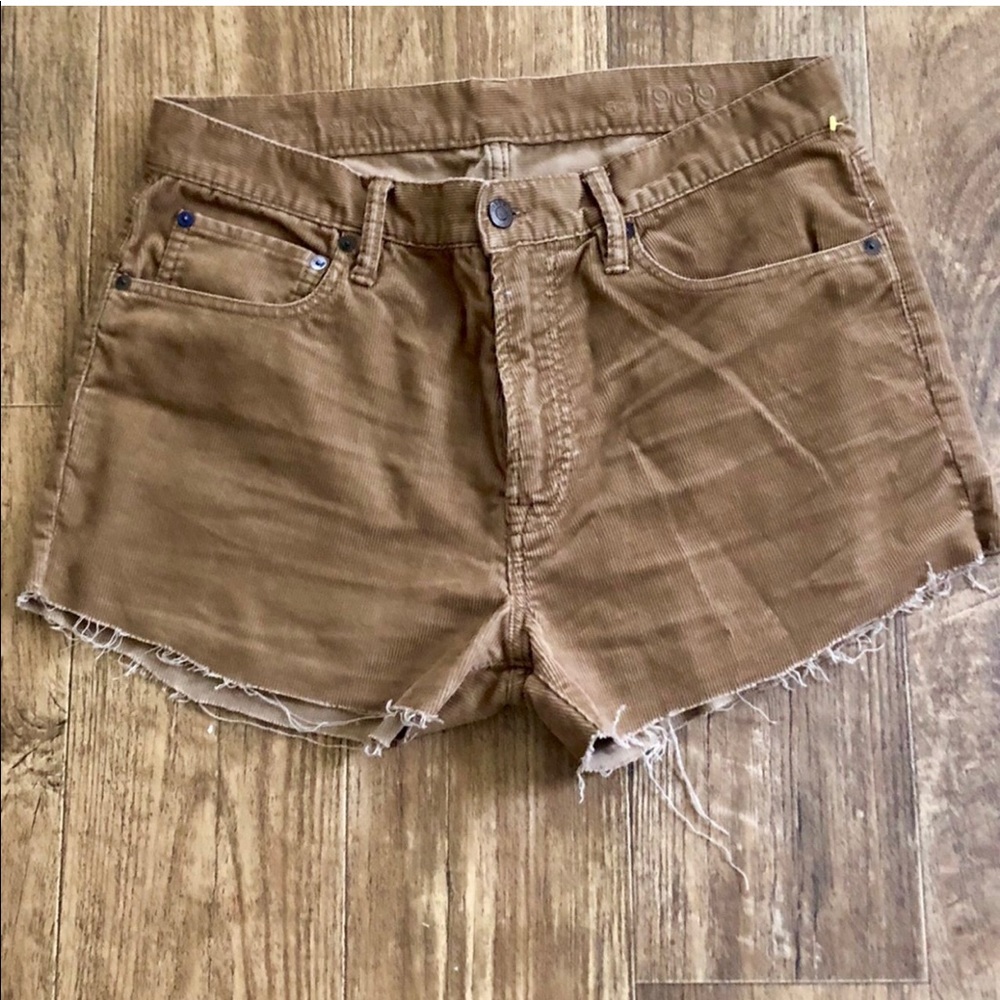 Corduroy shorts